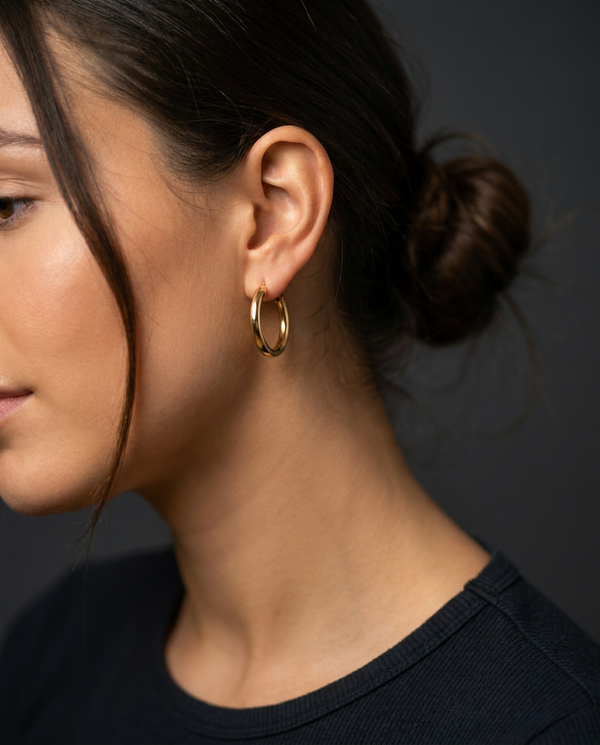 Hinged hoop earrings