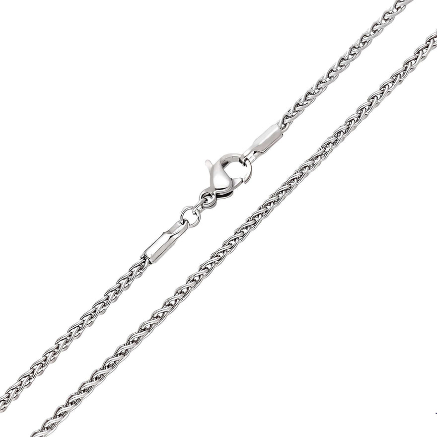 Wheat chain for pendants, 45 cm